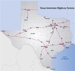 TX Interstate Highway System